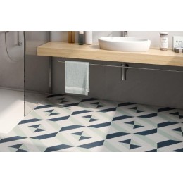 Керамическая плитка Diagonals sage 22,3x22,3 см