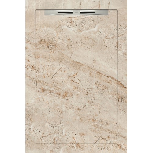 Душевой поддон Camanzoni Slope Beige Line 80х120